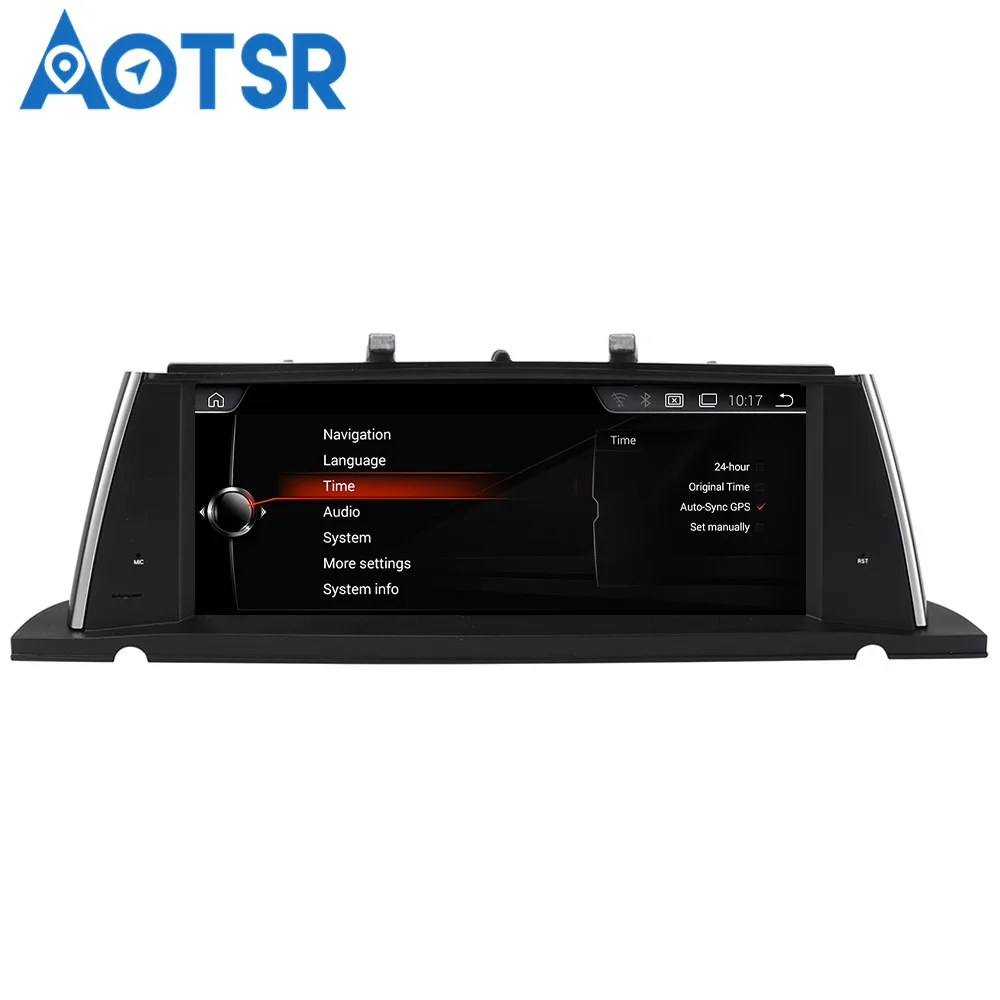 

Aotsr Android 4.4 Car GPS Navigation NO DVD Player Headunit For BMW 5 Series F07 GT (2013-2017) 1 Din Radio Multimedia Stereo