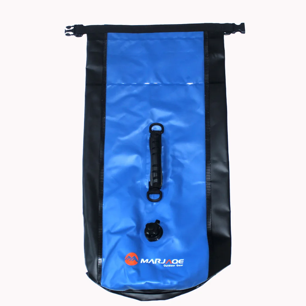 Sac étanche de grande capacité pour hommes et femmes, sac à dos, optique, PVC, trekking en rivière, natation en plein air, gonflable, sac océanique, 30l