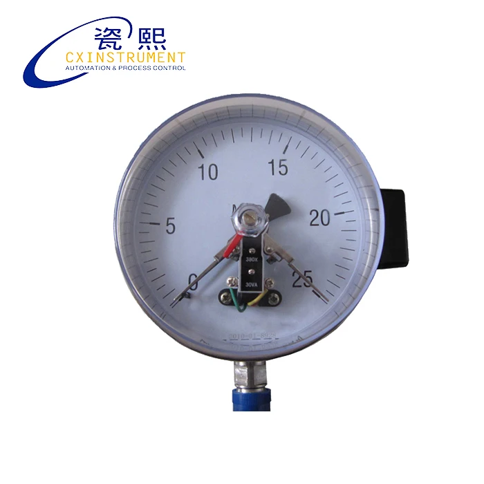 

Electric contact Pressure Gauge With 0~60 Mpa Test Range 60mm Diameter Radial Install Stainless Steel Electronic Pressure switch