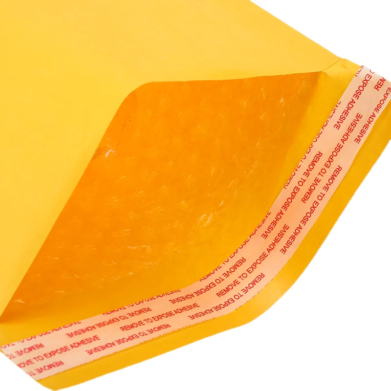 50 PCS/Lot Kraft Paper Bubble Envelopes Bags Mailers Padded Shipping Envelope With Bubble Mailing Bag Drop Shipping
