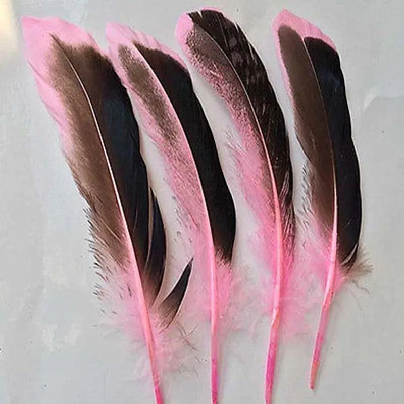 Wholesale 10pcs beautiful mallard feathers 4-6inches/10-15cm Color optional