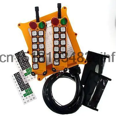 10Channel 4 Motions 2Speed Button Hoist Crane Truck Remote Control System E-Stop