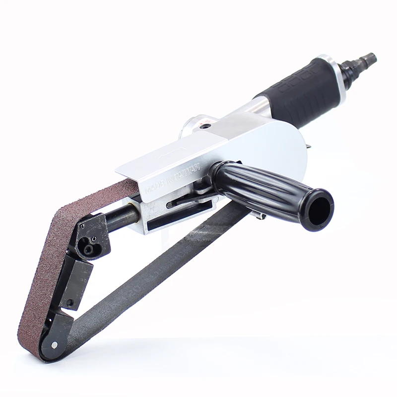 YOUSAILING Quality 30MM*550MM Angle Adjustable Pneumatic Belt Sander Metal Pipe Polishing Machine Tool Abrasive Belt Machines