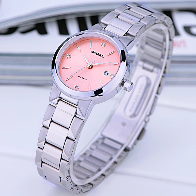 2020 CASIMA Fashion Bracelet Watches Women Casual Ladies Quartz Analog Wrist Watch Women's Waterproof Stainless Steel 5122