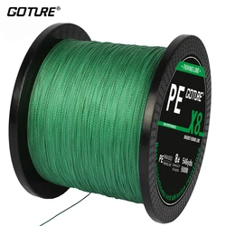 Goture 8 STRANDS 500m PE Braided Fishing Line Super Strong Japan Multifilament Fishing Line 17 22 30 39 45 51 55 74 87 108LB