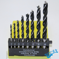 Guitar Make Tools 8pcs/set Countersink Drill bit Three Sharp Reamer Carpentry Hole Reaming Woodworking Dedicated