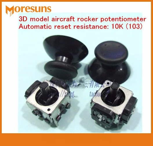 

Free Ship 2pcs 10K Rocker potentiometer/3D model aircraft rocker potentiometer/Games handle potentiometer/joystick potentiometer