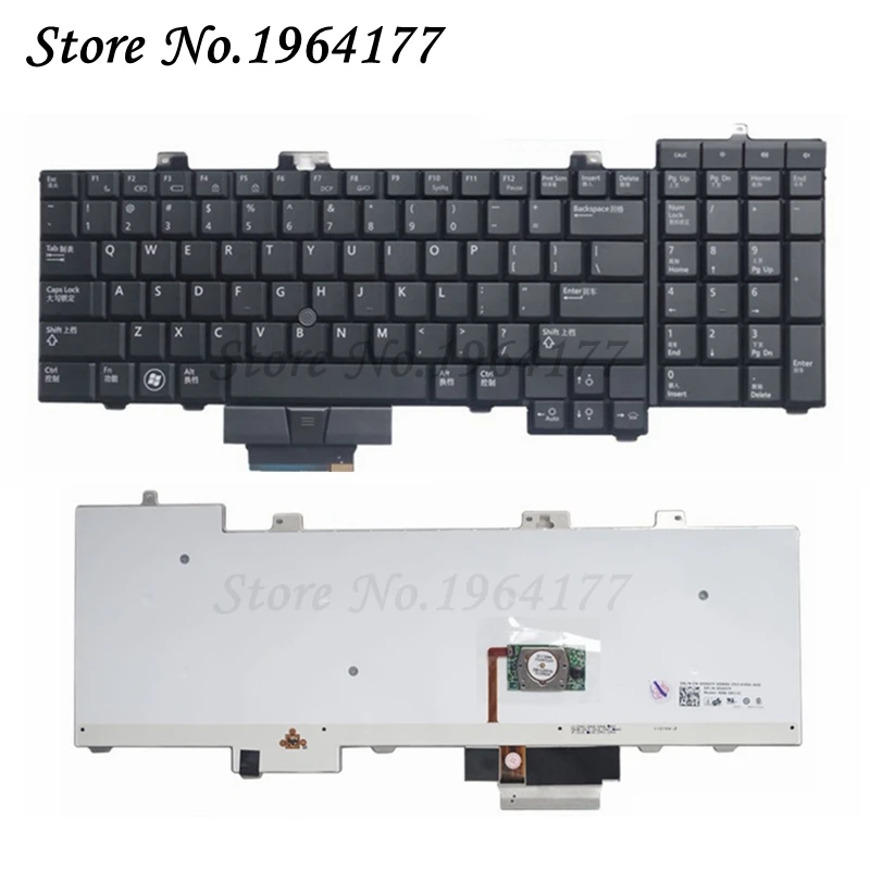 

US backlit laptop keyboard for DELL PRECISION M6400 M6500 Backlit