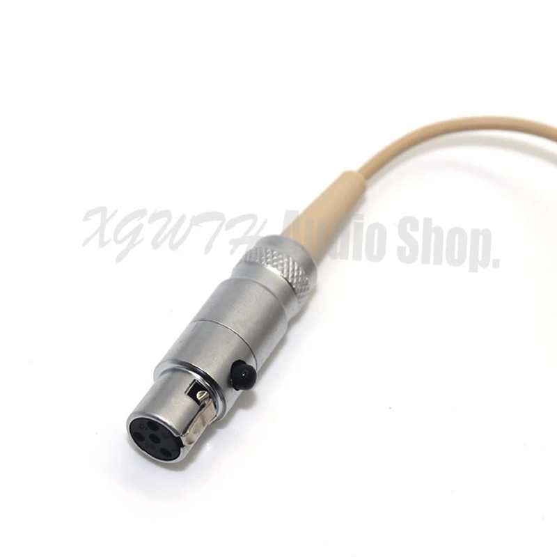 Condenser Super Cardioid Headset Microphone For Shure Mic For Stage Singing Recording Mike TA4F mini XLR 4Pin Profession