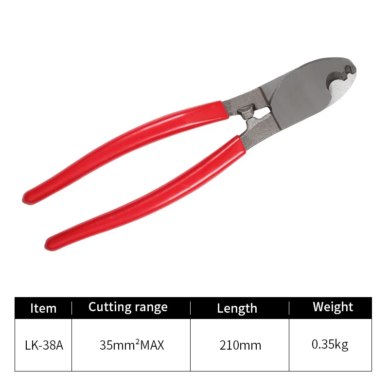 LK -22A /38A /60A Isolierte Kabelschneider Elektriker Professionelle Zange Schock Abisolierzange Werkzeug Kabel Schere Handwerkzeuge – Detail 3