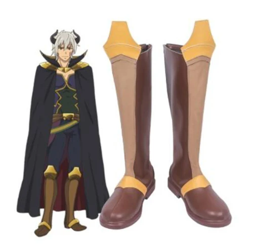 

Takuma Sakamoto Cosplay Boots Isekai Maou to Shoukan Shoujo no Dorei Majutsu Cosplay Shoes Halloween Party Men Shoe Accessories