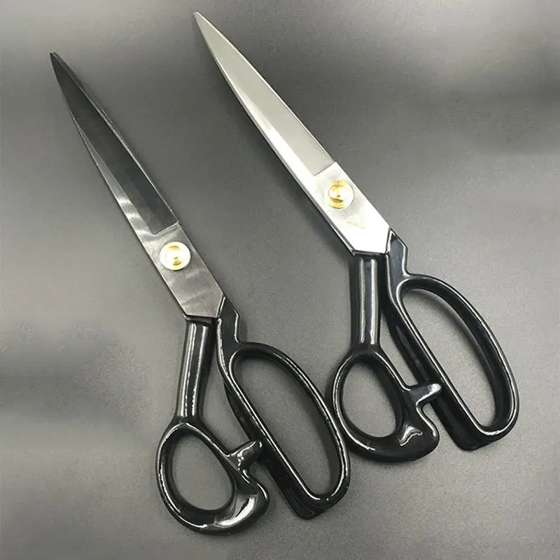 Professional High Quality Tailor Scissors Vintage Manganese Steel Fabric Leather Cutter Craft Scissors Sewing Accessories