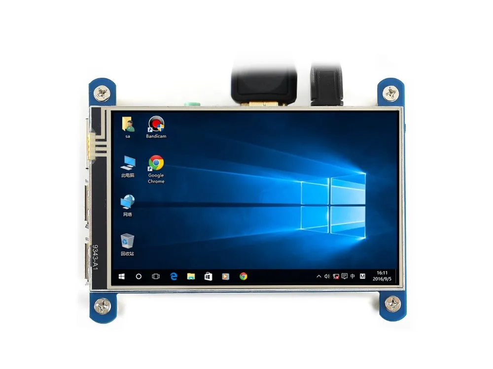 

Waveshare 4inch Resistive Touch Screen IPS LCD (Type H) 480x800 HDMI interface Designed for Raspberry Pi