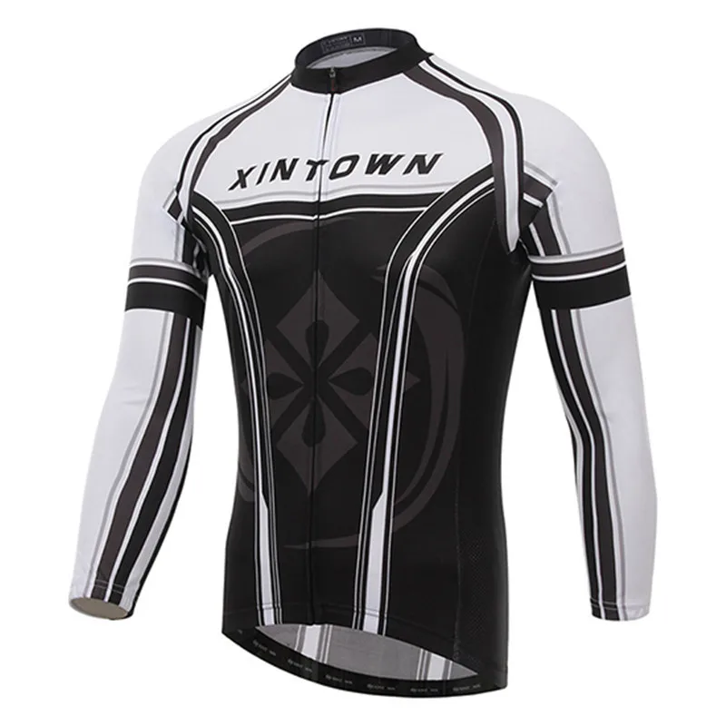 Xintown Men Pro Racing Cycling Jersey Long Sleeve Cycling Clothing Sport mtb Bike Jersey Bicycle Clothing ropa invierno ciclismo