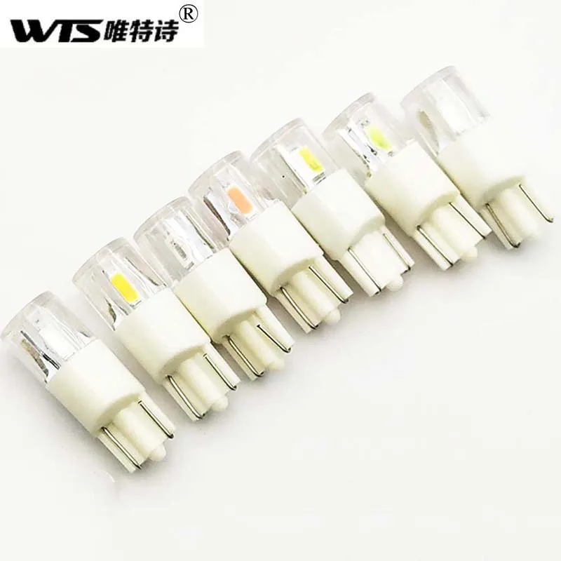 T10 2SMD Led W5W 192 168 Clearance light 100Pcs wholesale  Wedge Side lamp Parking License Plate Universal led bulb Car Styling