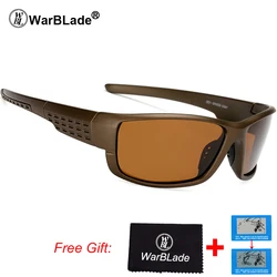 WarBLade Coating Mirrors Polarized Driving Sunglasses Men Top Quality Goggles UV400 Shades 2022 Brand Designer Sun Glasses 1020
