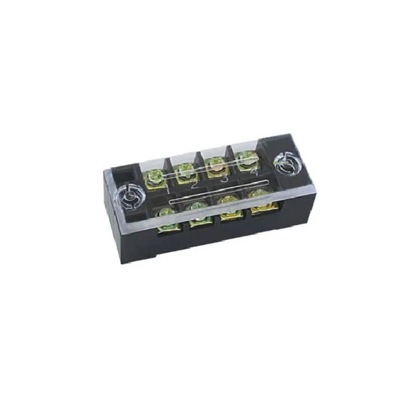 

10pcs 600V 15A Double Row 4 Position Terminal TB1504