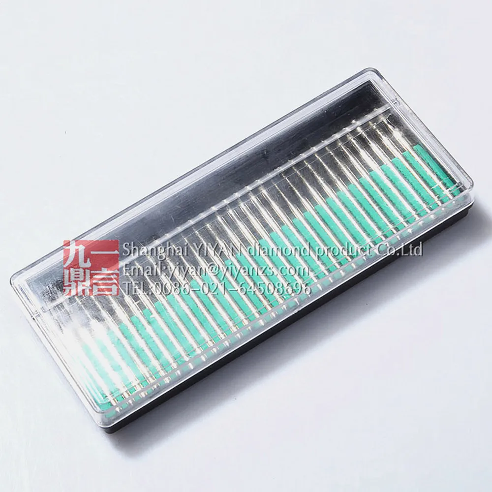 2 jogo/lote broca para ferramenta rotativa sortidas diamante-revestido ponta abrasivo montado pontos bur rebarba conjunto 30 pçs/set frete grátis