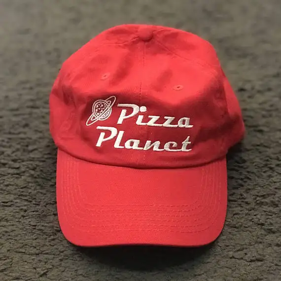 Nowa Pizza Planet Hat czapka z daszkiem dla kobiet i mężczyzn tata kapelusz lato słońce Pizza bawełna Snapback haft czapka sportowa w stylu Casual