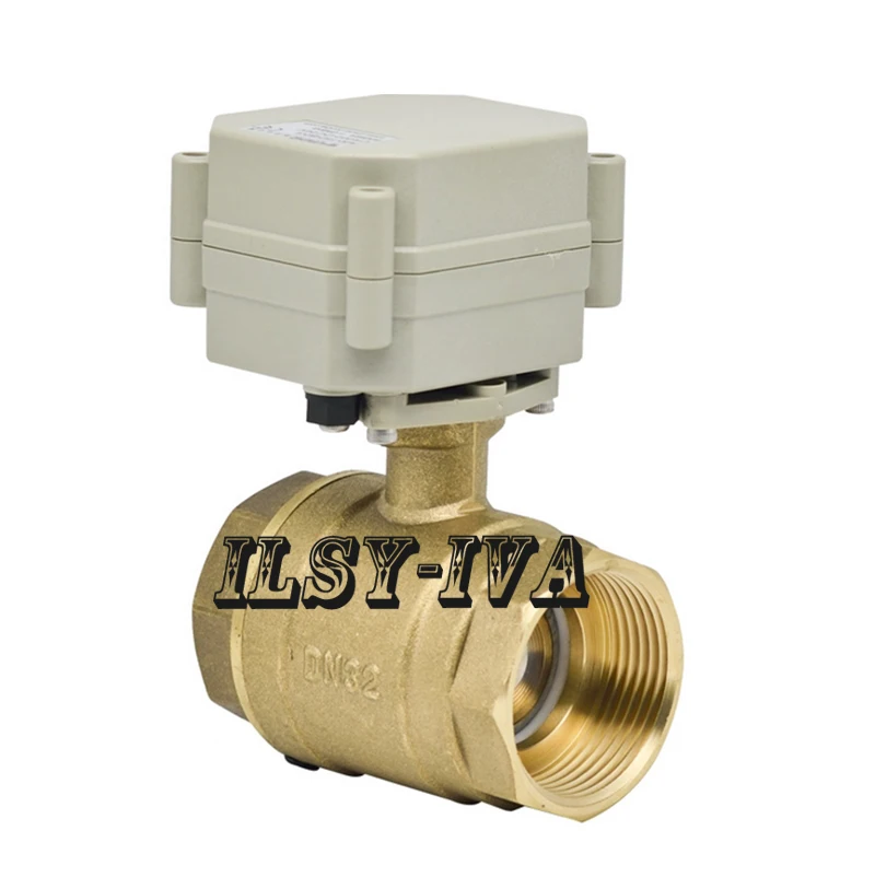 

1 1/4" DC12V/DC24V brass Electric Actuated Valve,2 way DN32 motorized ball valve