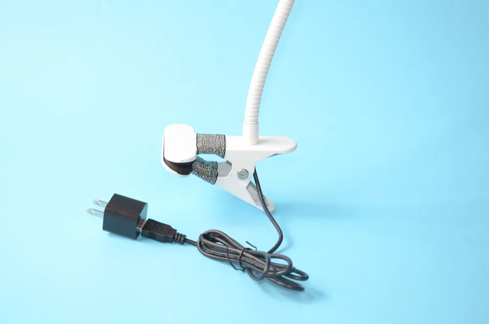 PDOK LED 3X/10X Magnifier Table Light Dimmable Brightness Agjustable Flexible Portable Desk Lamp for Printing Reading