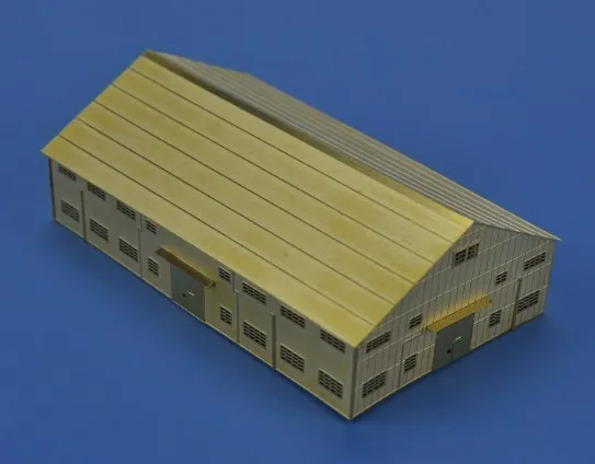 1/700 Scale Dockyard Diorama Accessories Building Set 7,(Metal Military Building Model,Not Assembled)