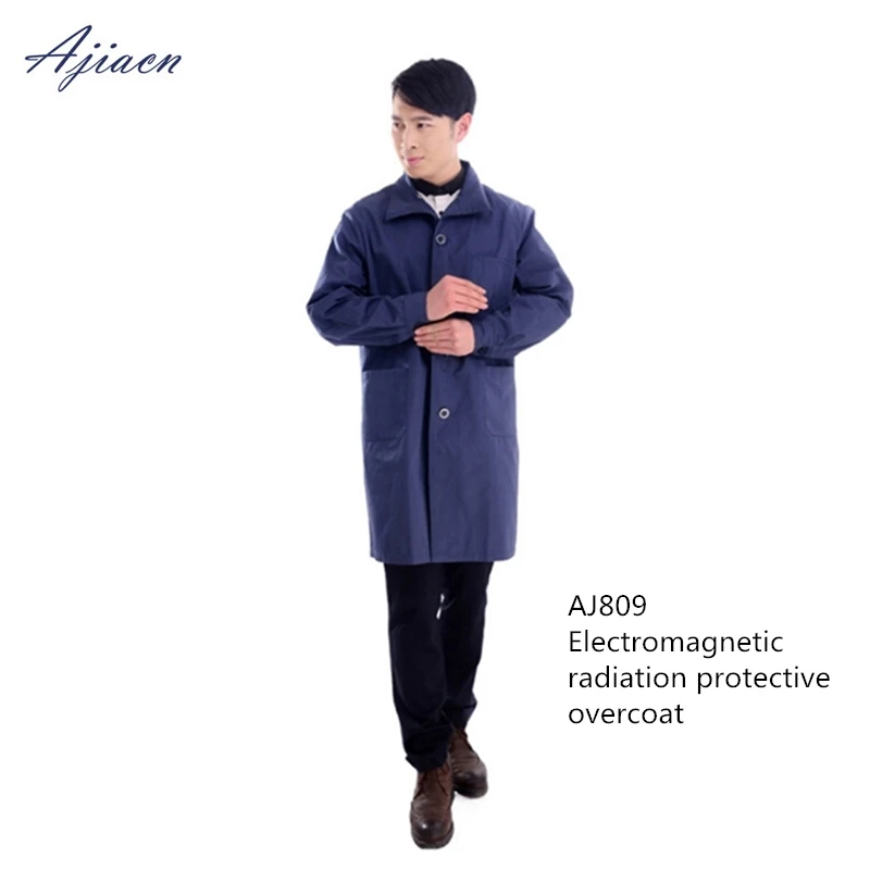 Direct Selling anti-radiation overcoat computer room and Signal base station EMF shielding men and women workwear