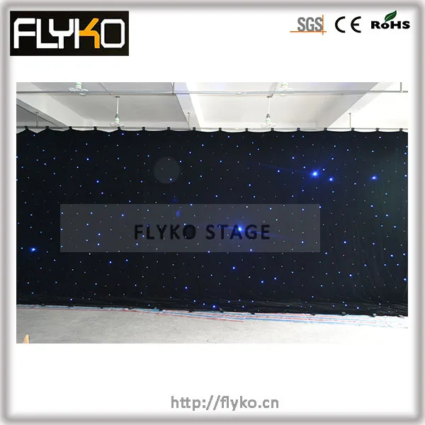 

Free shipping 8m wide 4m high Christmas decortion star decortion star curtain