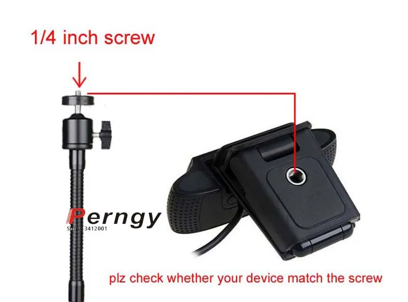 حامل سطح المكتب لجهاز عرض صغير عالمي PMA-T4 يدور 360 درجة مع دعامة تثبيت صغيرة مع أنبوب ناعم