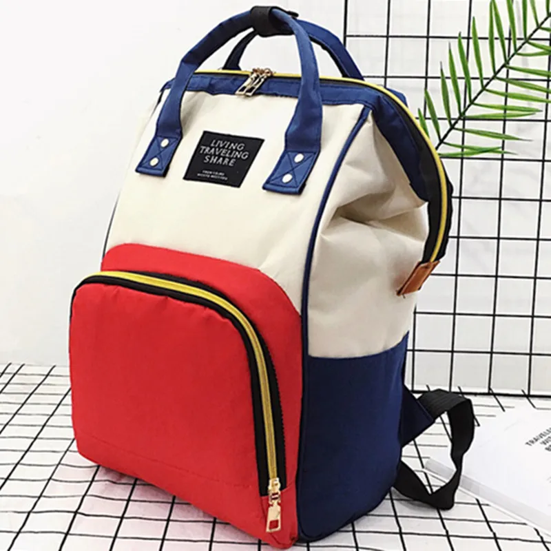 Large Capacity Backpack Fashion Mummy Maternity Nappy Bag Baby Travel Leisure Organizer Nursing Bags Care Mother Kids Backpacks