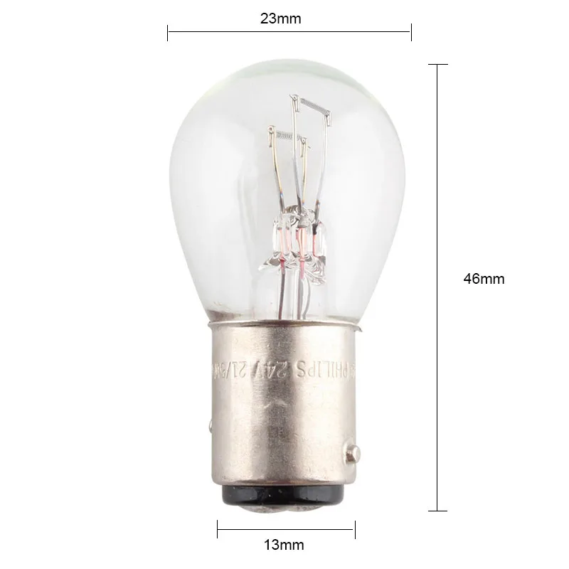 1 pcs BA15S  light bulb 12V 24V 21W High brightness white light Car  reversing light signal light bulb DRL 12V 24V  mod