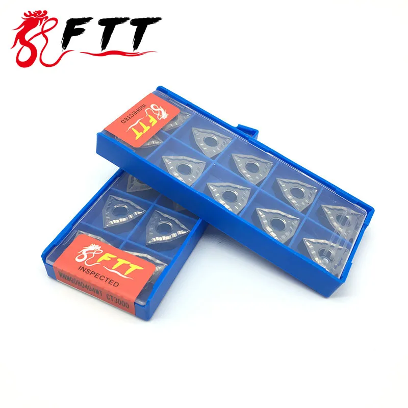 10 pcs wnmg080404 mt ct3000 wnmg431 서멧 초경 인서트 선반 커터 공구 외부 선삭 공구 cnc 공구