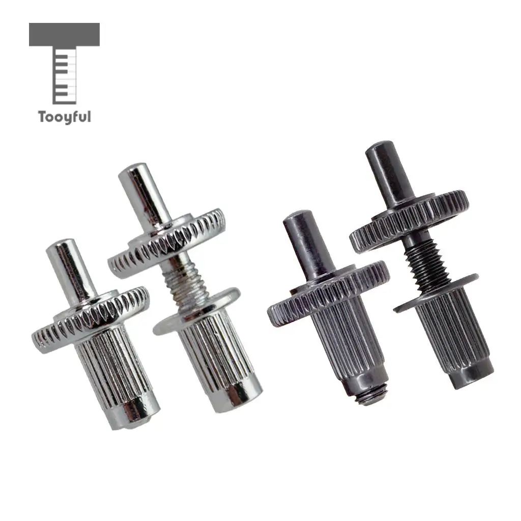 Tooyful 2 Pieces Iron Guitar Bridge Studs Anchors Locking Posts for LP Electric Guitar Bridge Parts