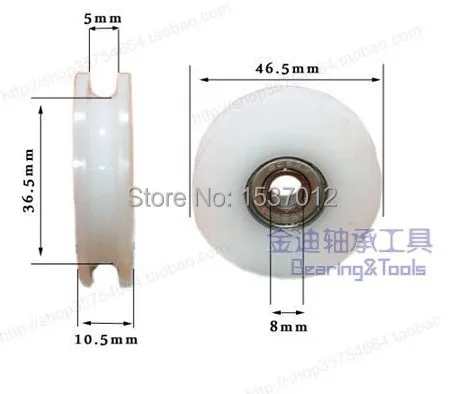 Shower Door roller runners 30pcs 608ZZ  V groove roller wheel ball bearings  pulley bearing shower roller