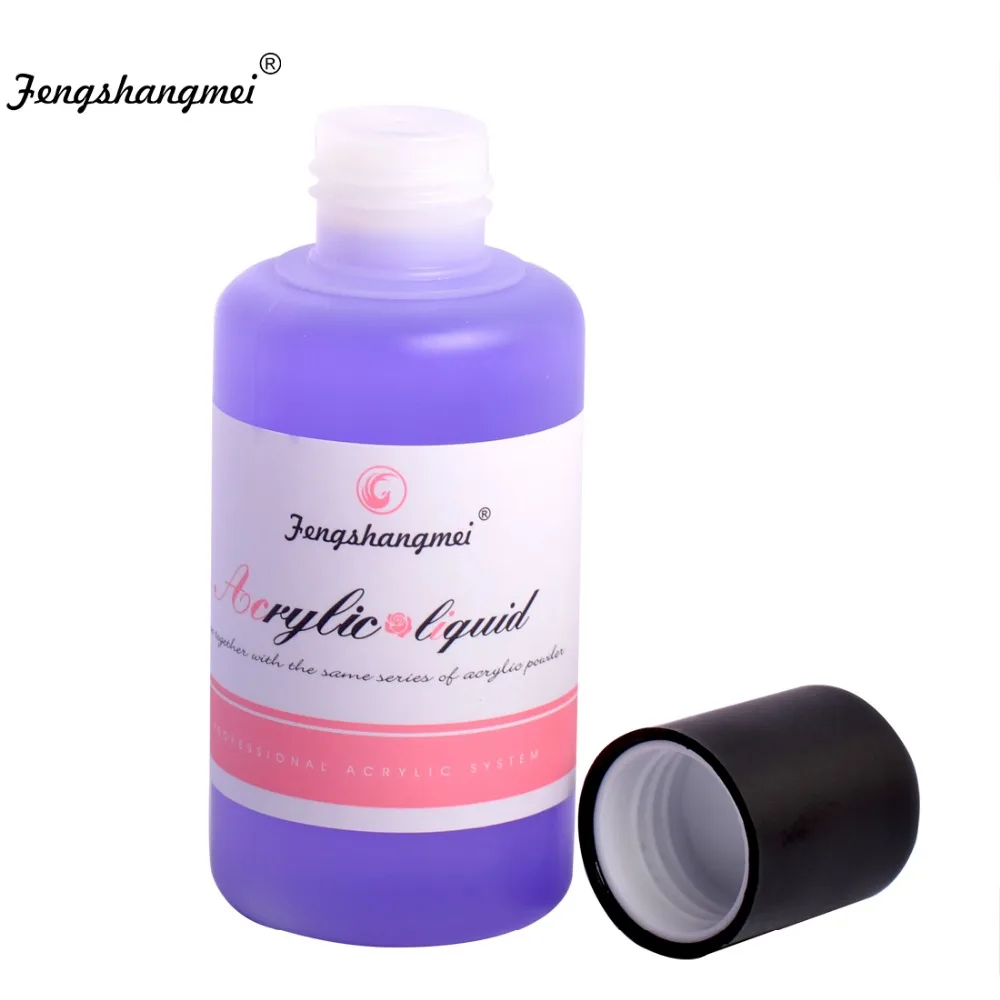 Fengshangmei 120 ml Pha Lê Nail Art Thiết Kế Điêu Khắc Lỏng Xây Dựng Móng Tay Acrylic Chất Lỏng