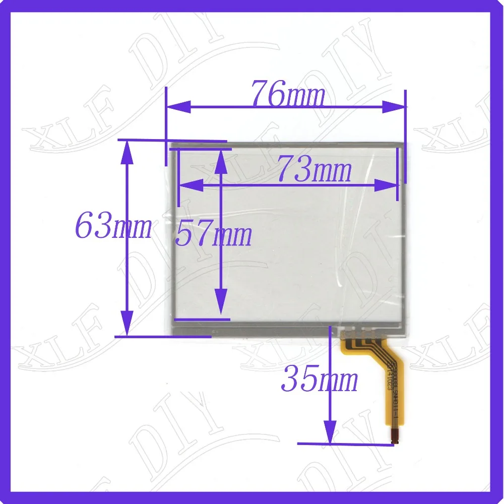 

ZhiYuSun AL 2680 3.5inch 76mm*63mm 4 line touch screen panel 76*63 Sensor glass this is compatible