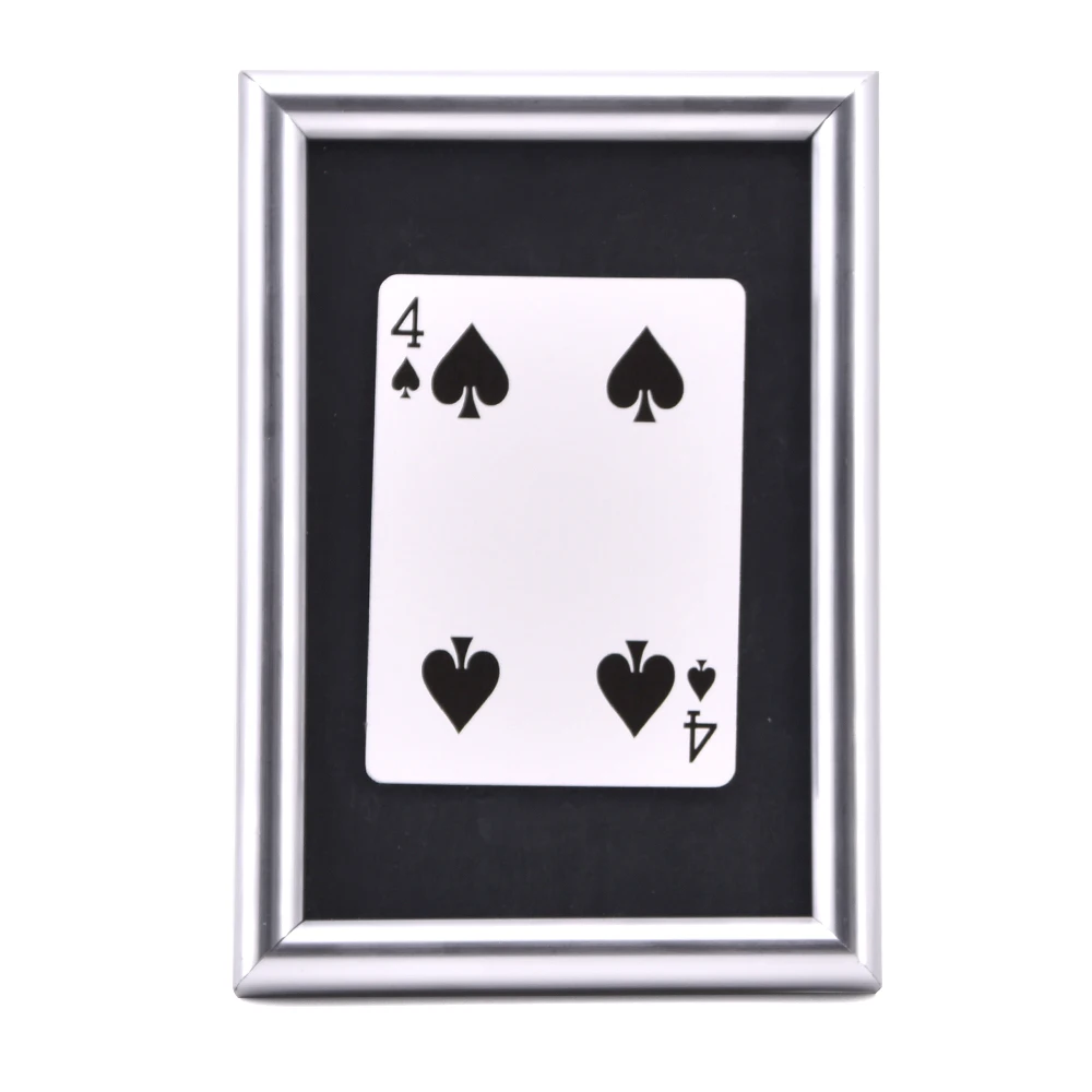 Signed Card Thru the Frame Magic Tricks Signed Card Appear Inside Frame Magia Magician Stage Gimmick Prop Illusion Mentalism Fun