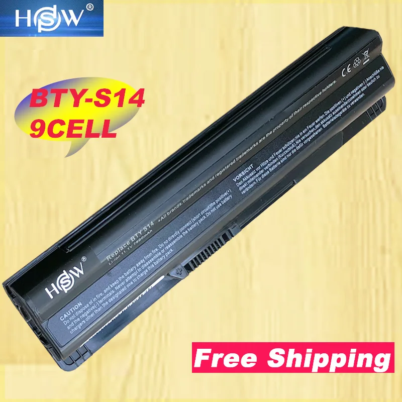 HSW 6600mAh 9 Cells battery For MSI BTY-S14 BTY-S15 CR650 CX650 FR700 FR400 FR600 FR610 FR620 FR700 FX400 GE70 GE60 FX420 FX600