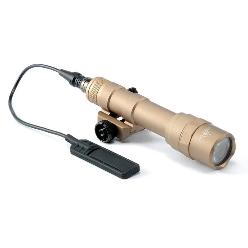 Tactical LED Scout Light, Weapon Light with Integrated 20mm Weaver Rail, 400 Lumen, M600B