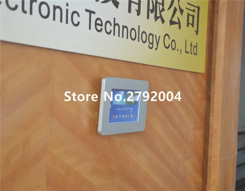 Pendure a parede, suporte samsung tablet pc de 10.1 polegadas, o maior suporte pode ser personalizado para colocar 12.2 polegadas lisas