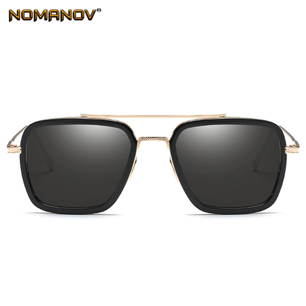 

Pilot Double Bridge Men Women Sun Glasses Polarized Mirror Sunglasses Custom Made Myopia Minus Prescription Lens -1 to -6