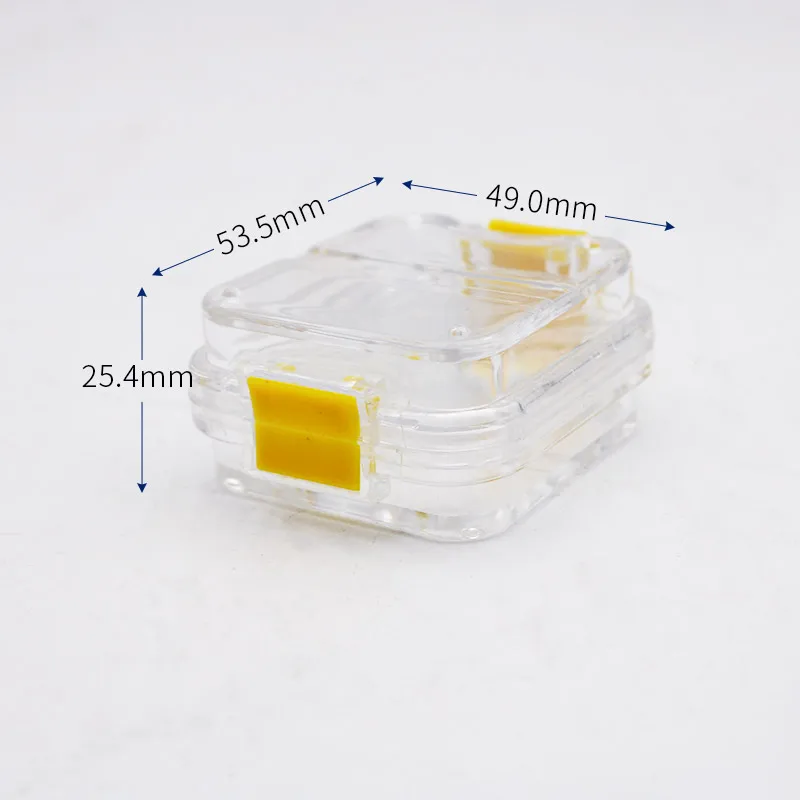 10pcs Dental Lab Material Dental Tooth Box with Film High Quality Dental Supply Denture Storage Box Membrane Tooth Box