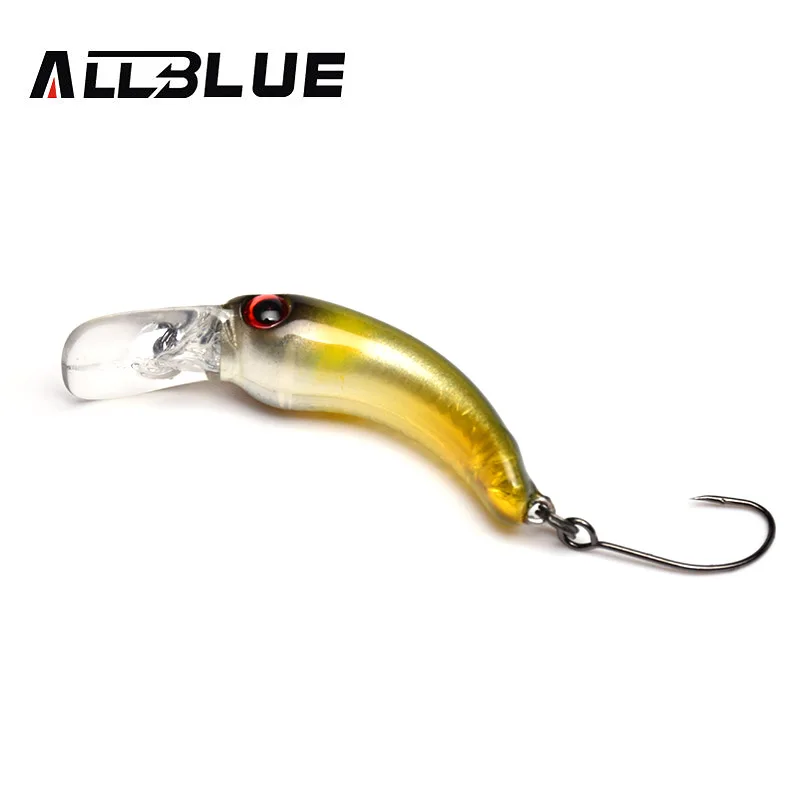 ALLBLUE 1.2g 29mm Trout Mini Crankbait RICE Wobbler Fishing Lure Freshwater Minnow Crank Artificial Hard Bait Fishing Tackle