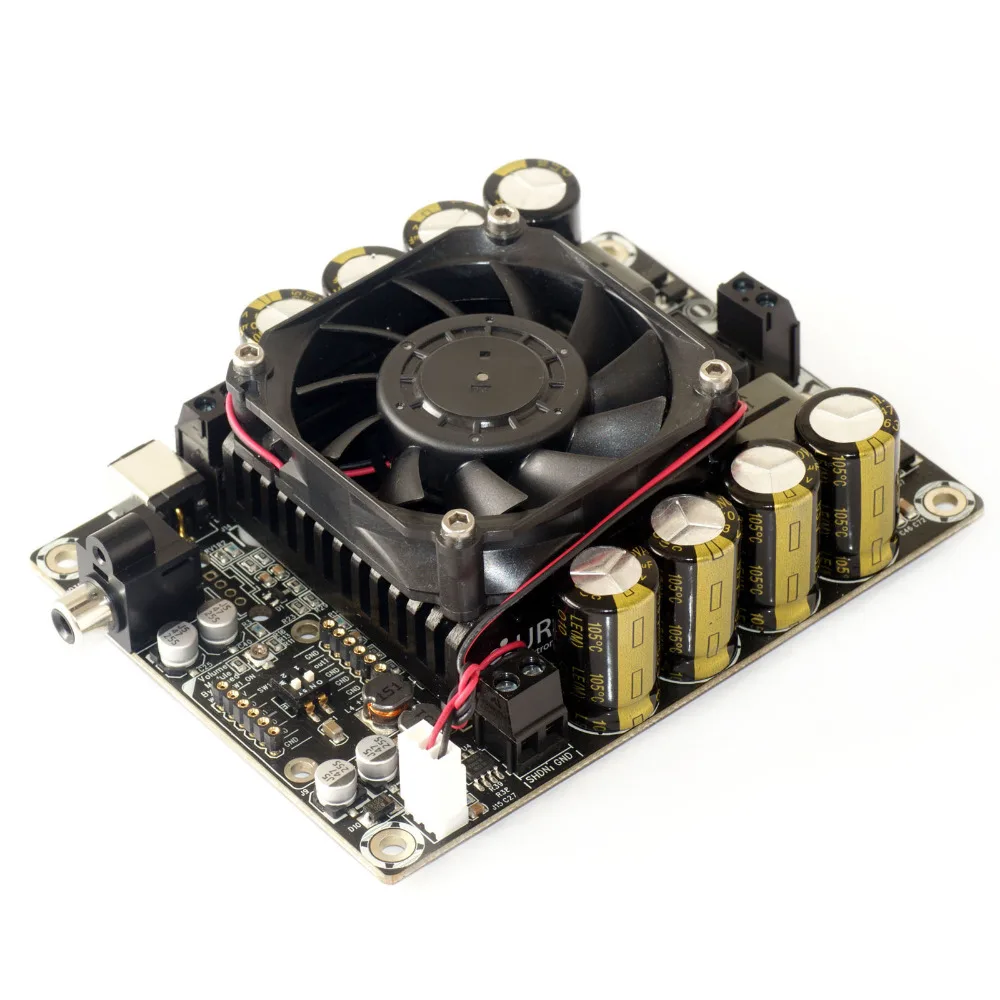 1 × 500ワットクラスdデジタルオーディオアンプボードt-ampハイファイ高電力ステレオ車のサブウーファー車amp