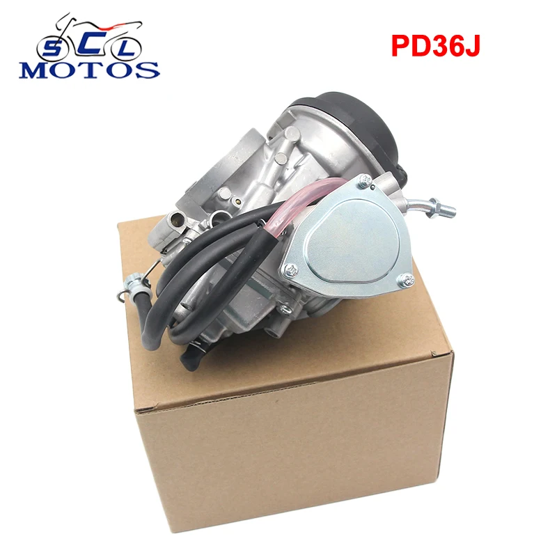 

Sclmotos - Motorcycle PD36J 36mm Carburetor for Kawasaki KLF400 KSF400 KVF400 For Suzuki LTZ400 Carburador Carb Quad ATV Racing