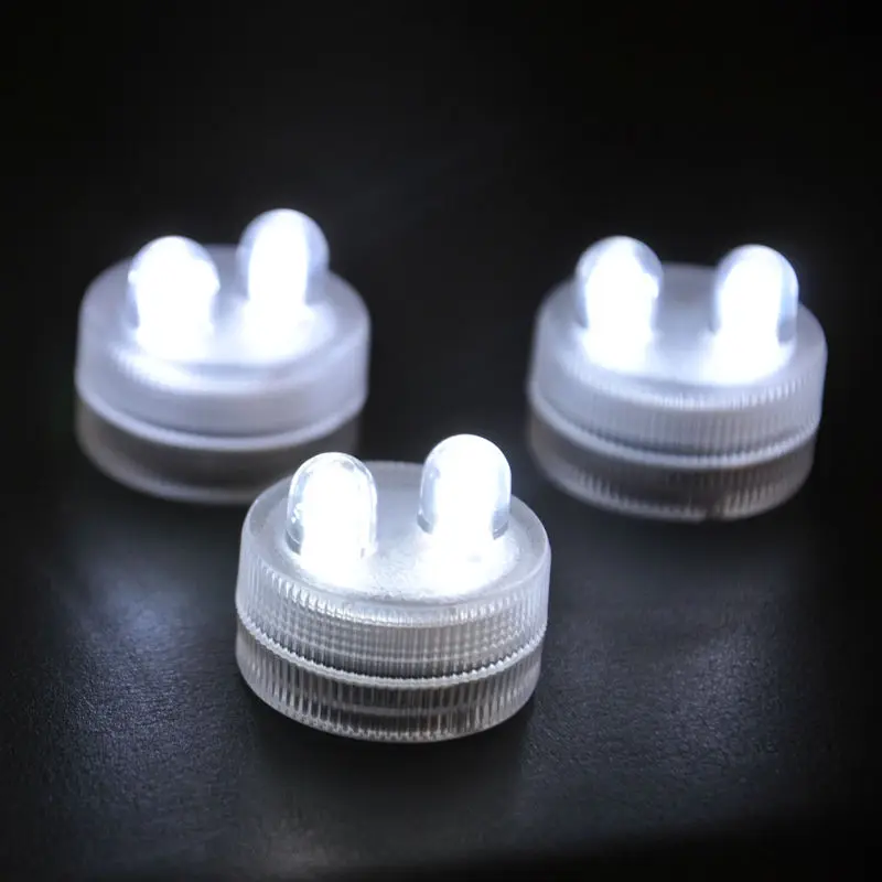 

10pcs Kitosun Waterproof Submersible LED Lights Vase Swimming Pool Base for Wedding Halloween Party Holiday Event Decor