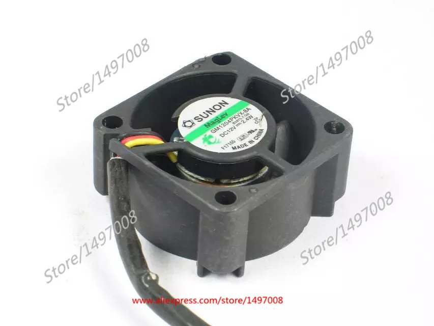 

SUNON GM1204PKVX-8A B2875.F.GN Server Cooling Fan DC 12V 2.4W 40x40x20mm 3-wire