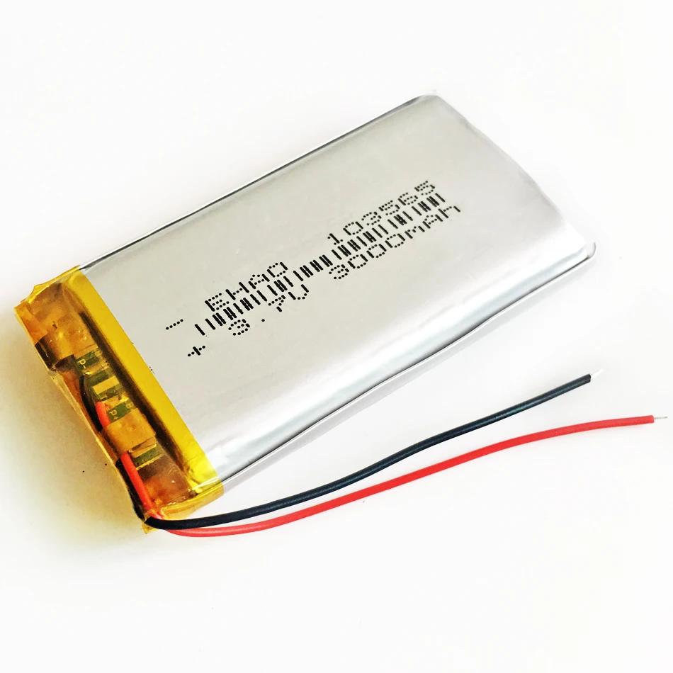 Bateria de Lítio Recarregável LiPo, Li Cells para GPS, PSP, DVD, E-book, Tablet, PC, Relógio Inteligente, Power Bank, Polímero, 3.7V, 3000mAh, 103565