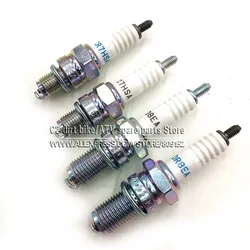 SPARK PLUG CR7SHA #4549 C7HSA #4629 D8EA #2120 DR8EA #7162 For NGK 4 stroke Engine, Dirt Pit Bike, ATV, motocross