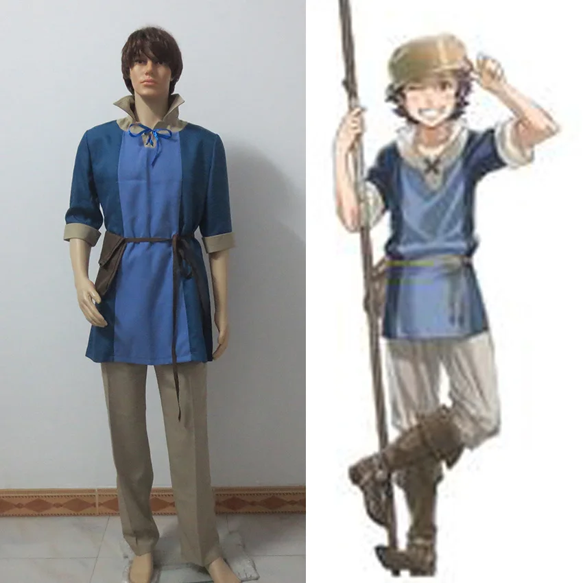 Fire Emblem Awakening Donnel Christmas Party Halloween Uniform Outfit Cosplay Costume Customize Any Size